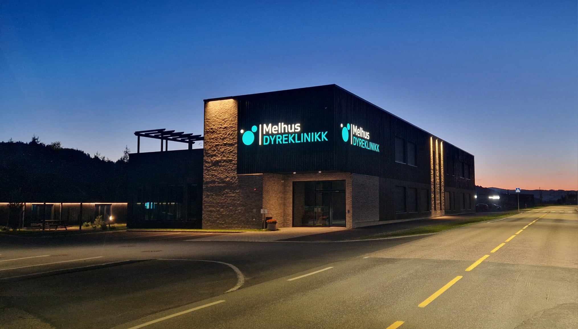 Bilde av Melhus Dyreklinikk utenfra