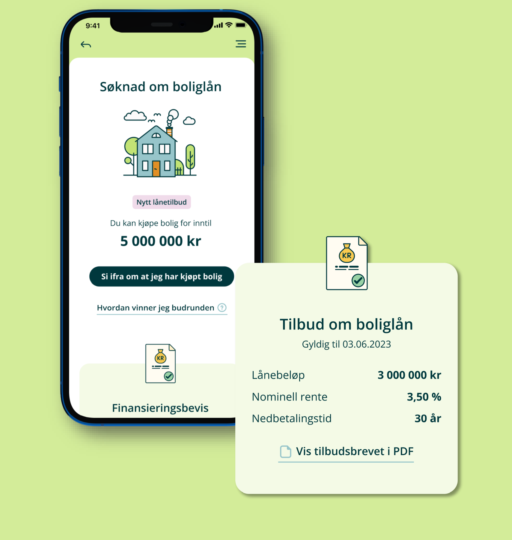 Følg din lånesøknad