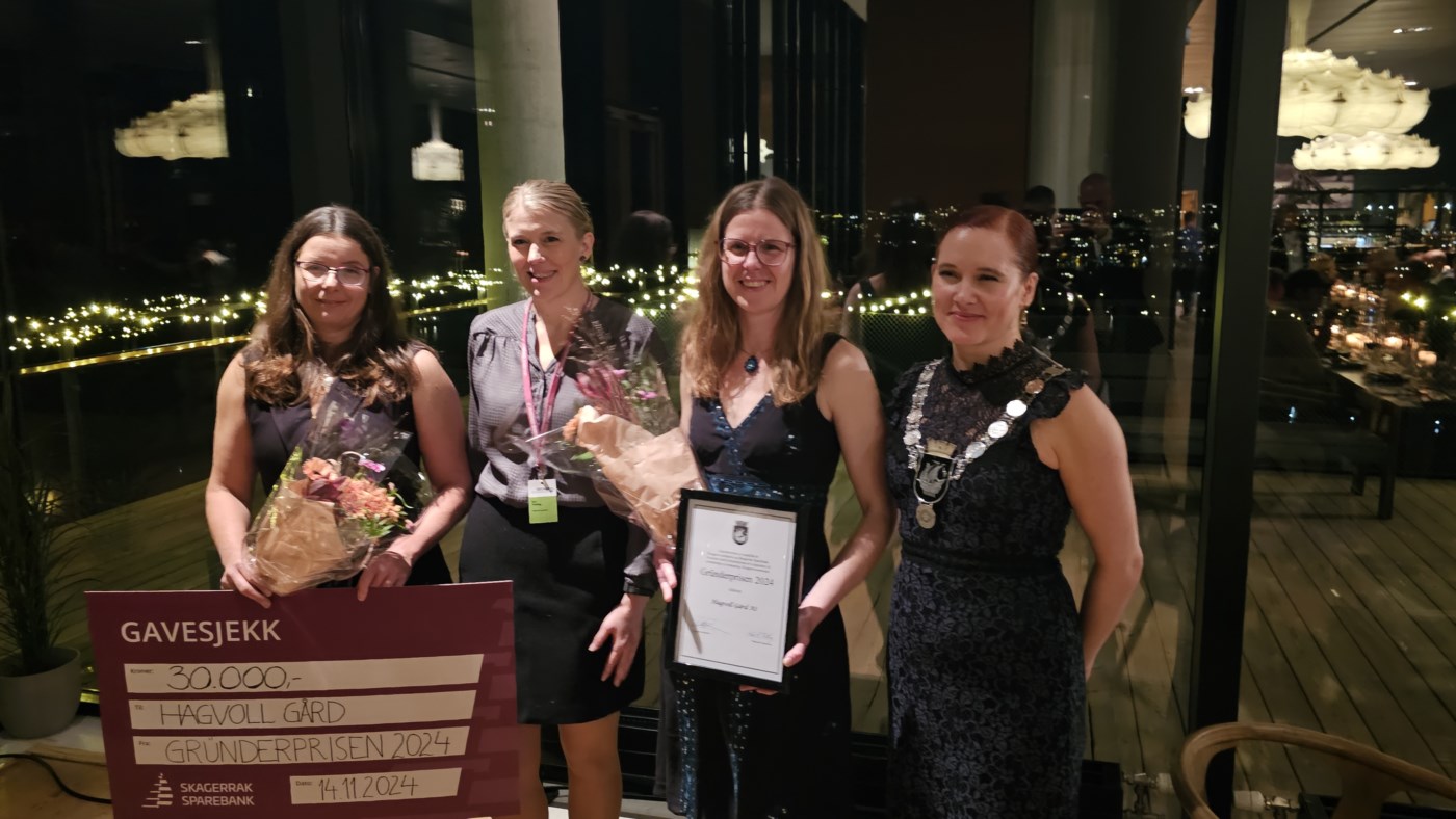 Vinneren av Gründerprisen 2024: Hagvoll Gård AS